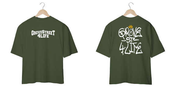 Camiseta Grove Street 4Life - OVERSIZED