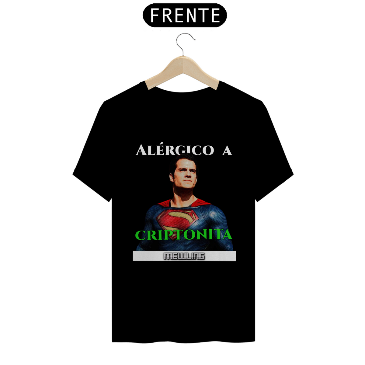 Nome do produto: Alérgico a CRIPTONITA - Superman