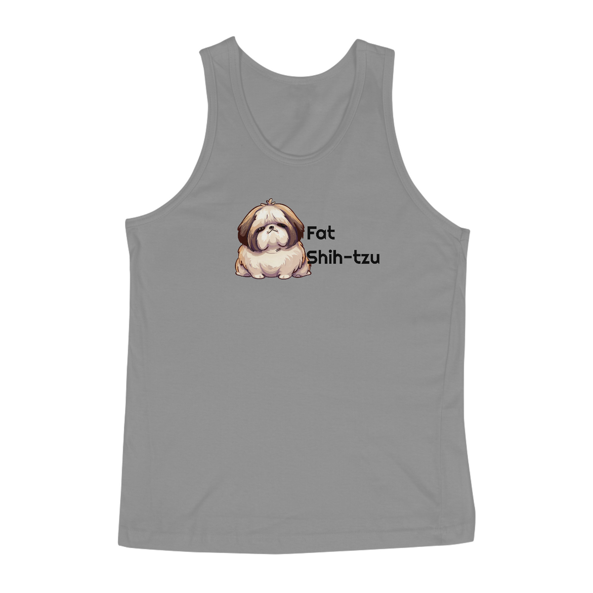 Nome do produto: Regata Classic - Fat Shih-tzu - Modelo 1