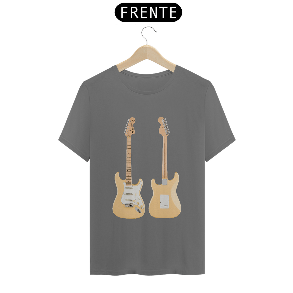 Nome do produto: T Shirt Estonada - Guitarra Fender Stratocaster Yngwie Malmsteen Signature - Model 1