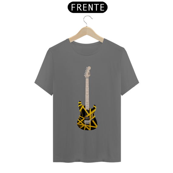 T-Shirt Estonada - Guitarra EVH Striped Series Black Yellow