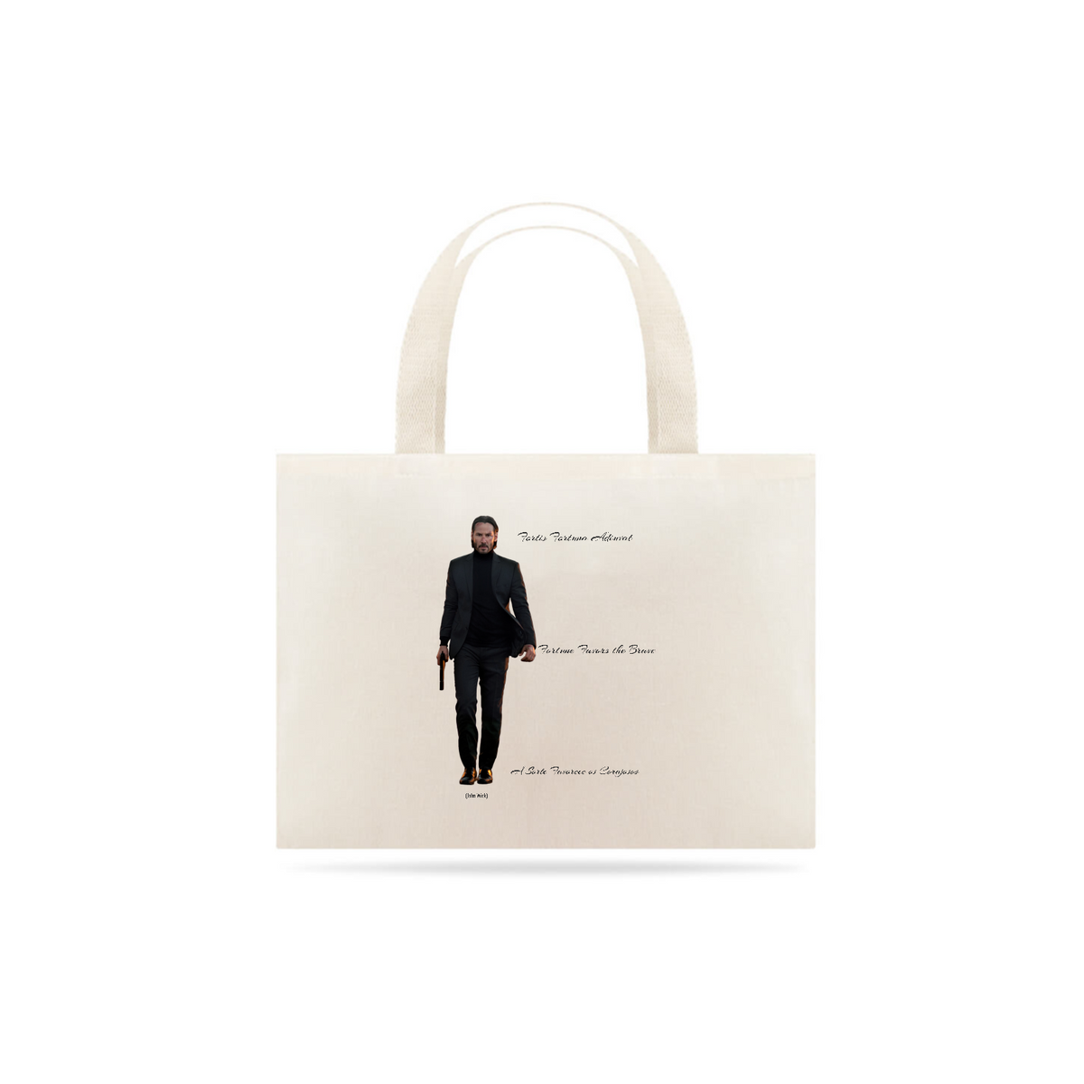 Nome do produto: Eco Bag - John Wick 1 - Fortis Fortuna Adiuvat