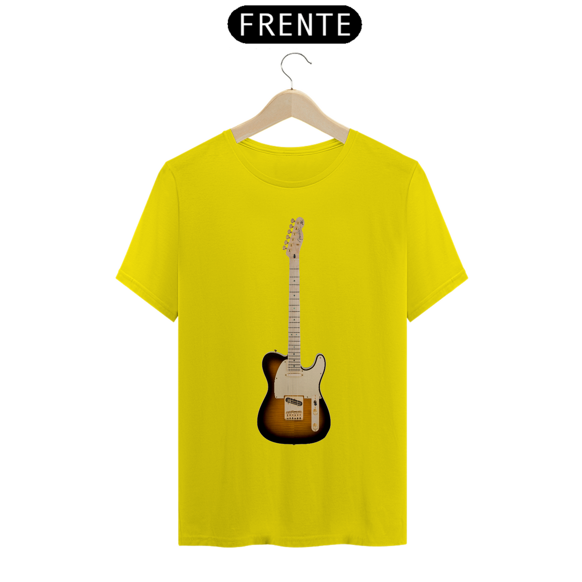 Nome do produto: T-Shirt Quality - Guitarra Fender Telecaster Richie Kotzen Siganture Tobacco Burst - Model 1