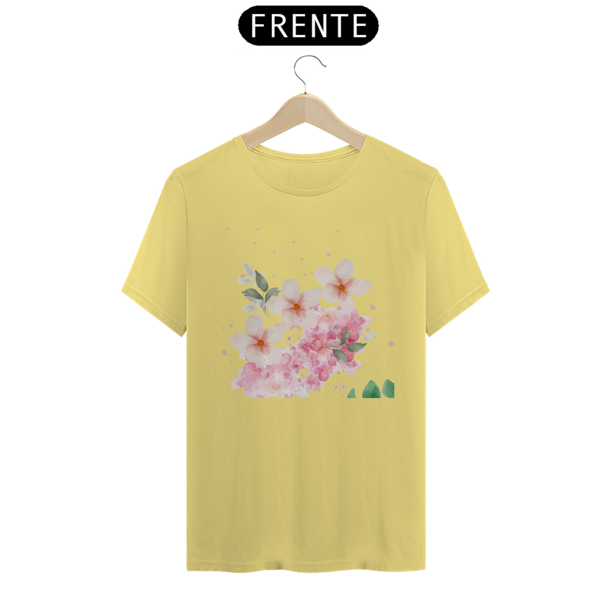 Nome do produto: T-Shirt Estonada - Floral 1