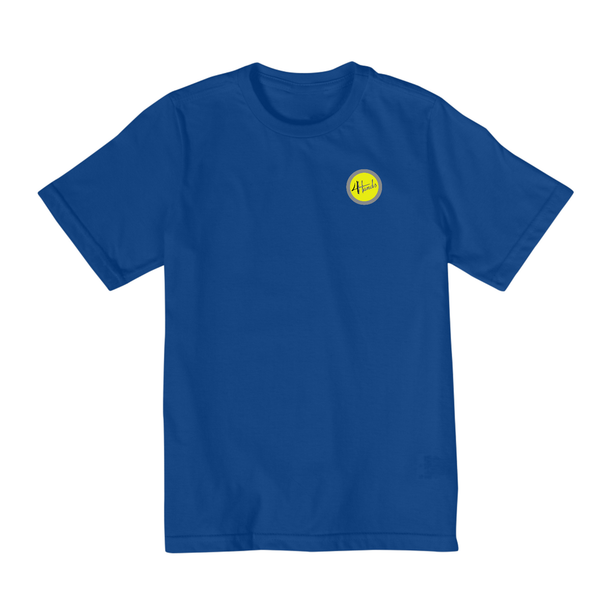 Nome do produto: T-Shirt Quality Infantil (10 a 14) - 4 Hands Luthieria - Logo - Diversas Cores