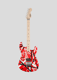 Guitarra EVH Striped Series Red Black White