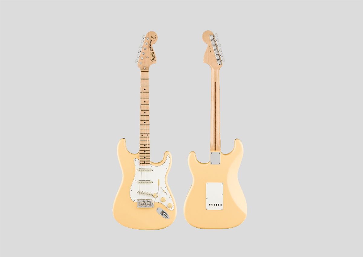 Nome do produto: Poster Paisagem - Guitarra Fender Stratocaster Yngwie Malmsteen Signature - Model 1