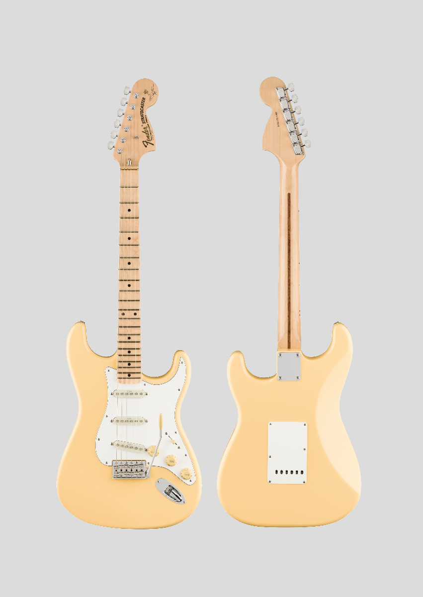 Nome do produto: Poster Retrato - Guitarra Fender Stratocaster Yngwie Malmsteen Signature - Model 1