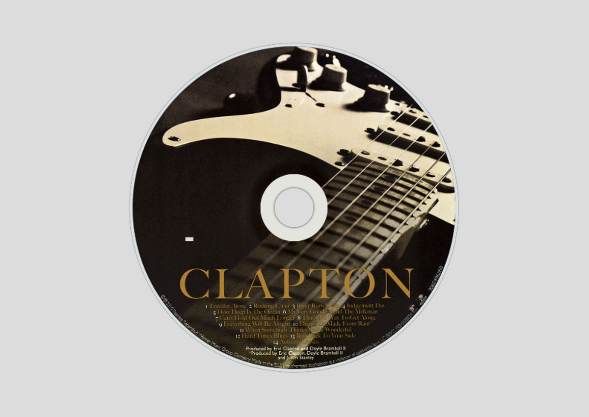 Nome do produto: Poster Paisagem - Eric Clapton - Album - Clapton - Model 1