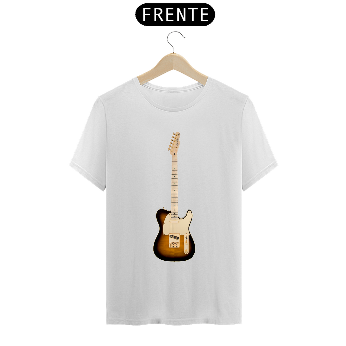 Nome do produto: T-Shirt Prime - Guitarra Fender Telecaster Richie Kotzen Siganture Tobacco Burst - Model 1
