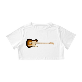 Nome do produtoCamisa Cropped - Guitarra Fender Telecaster Richie Kotzen Siganture Tobacco Burst - Model 1