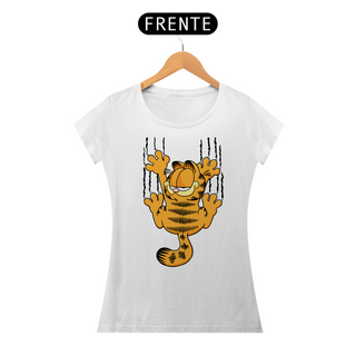 Camiseta Baby Look Prime - Garfield Agarradinho - Model 1