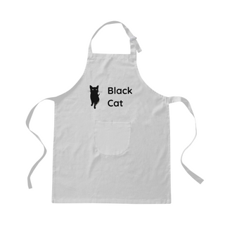 Avental de Brim - Black Cat 1