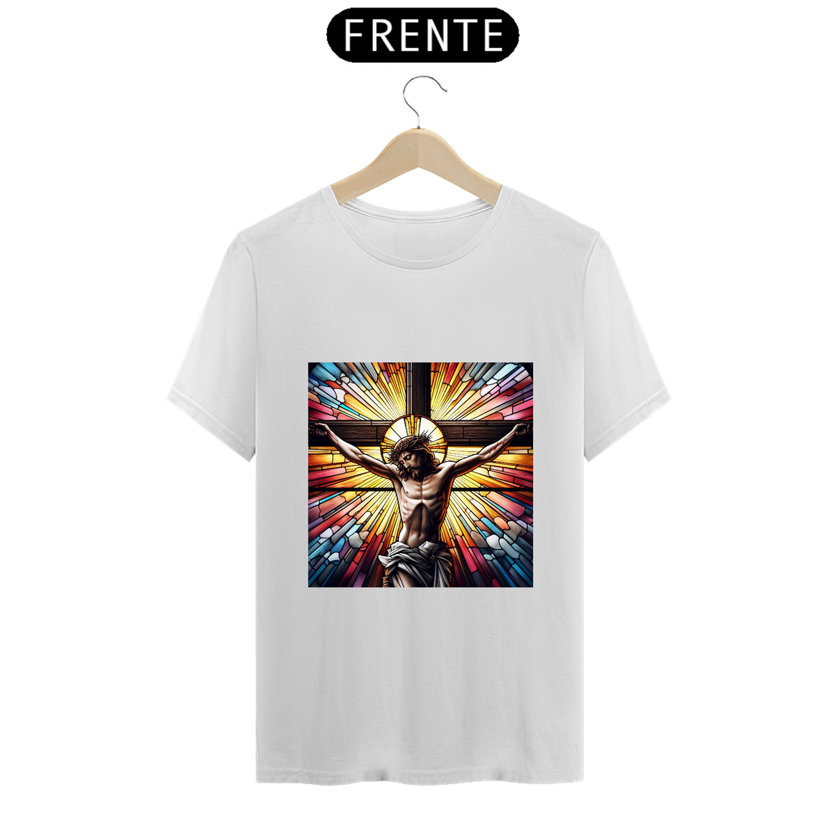 Nome do produto: T-Shirt Prime - Jesus - Vitral 4