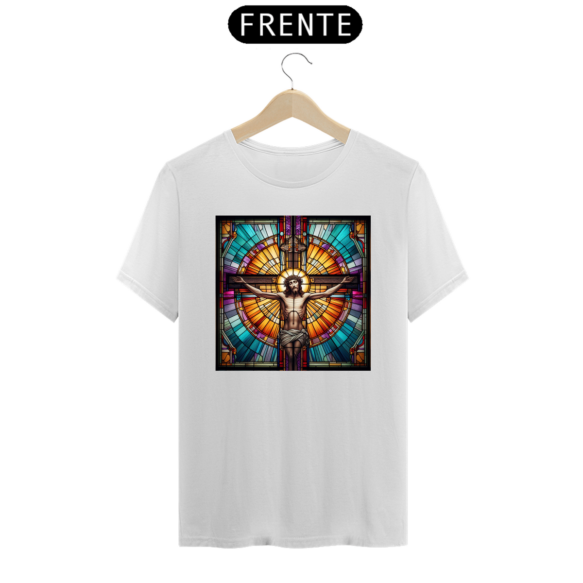 Nome do produto: T-Shirt Prime - Jesus - Vitral 1