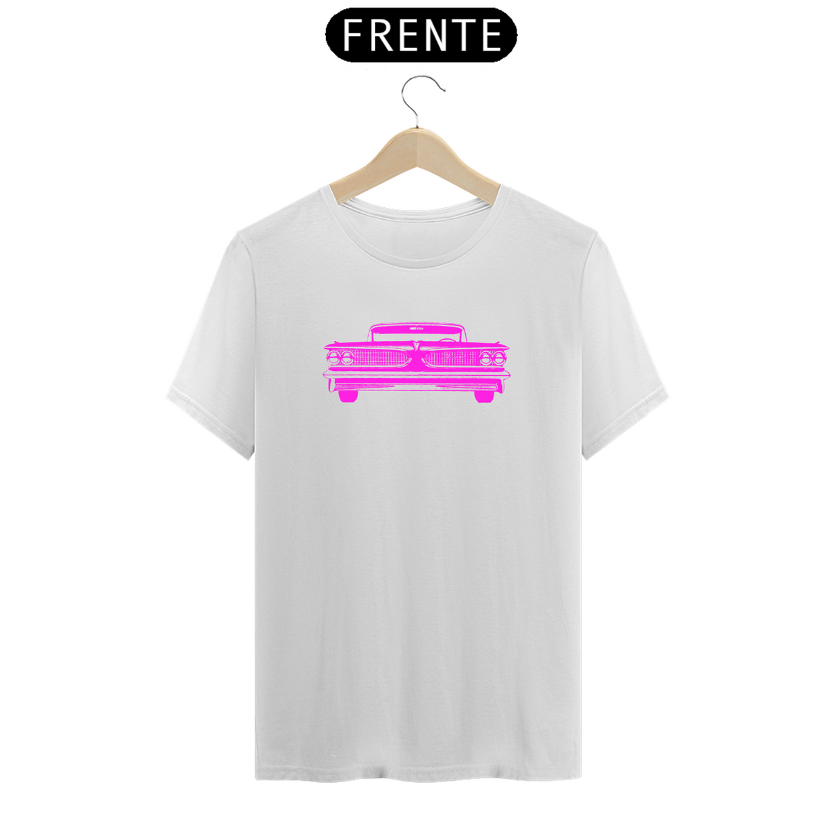 Nome do produto: T-Shirt Prime - Carro Antigo 8 Rosa