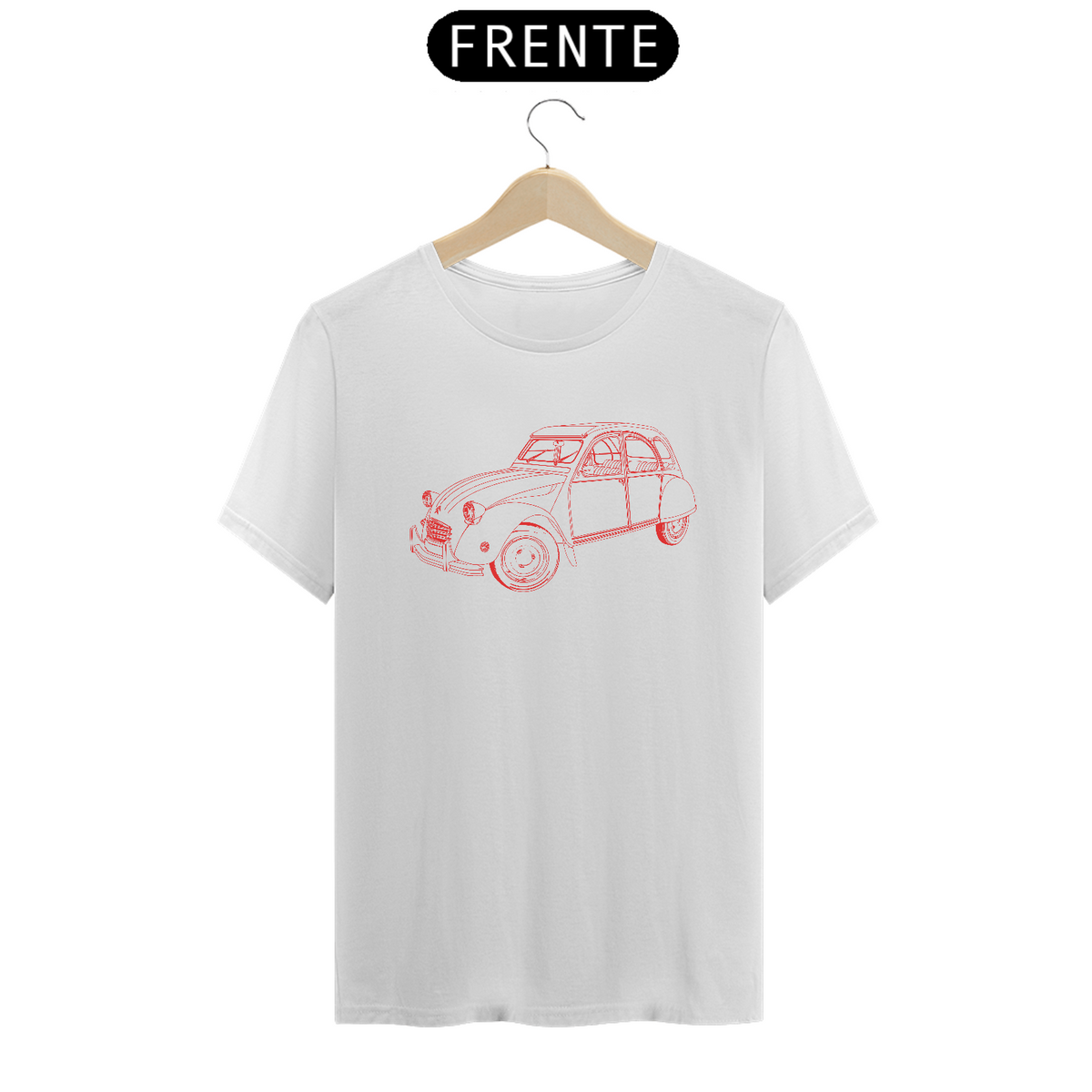 Nome do produto: T-Shirt Prime - Carro Antigo 9 Vermelho