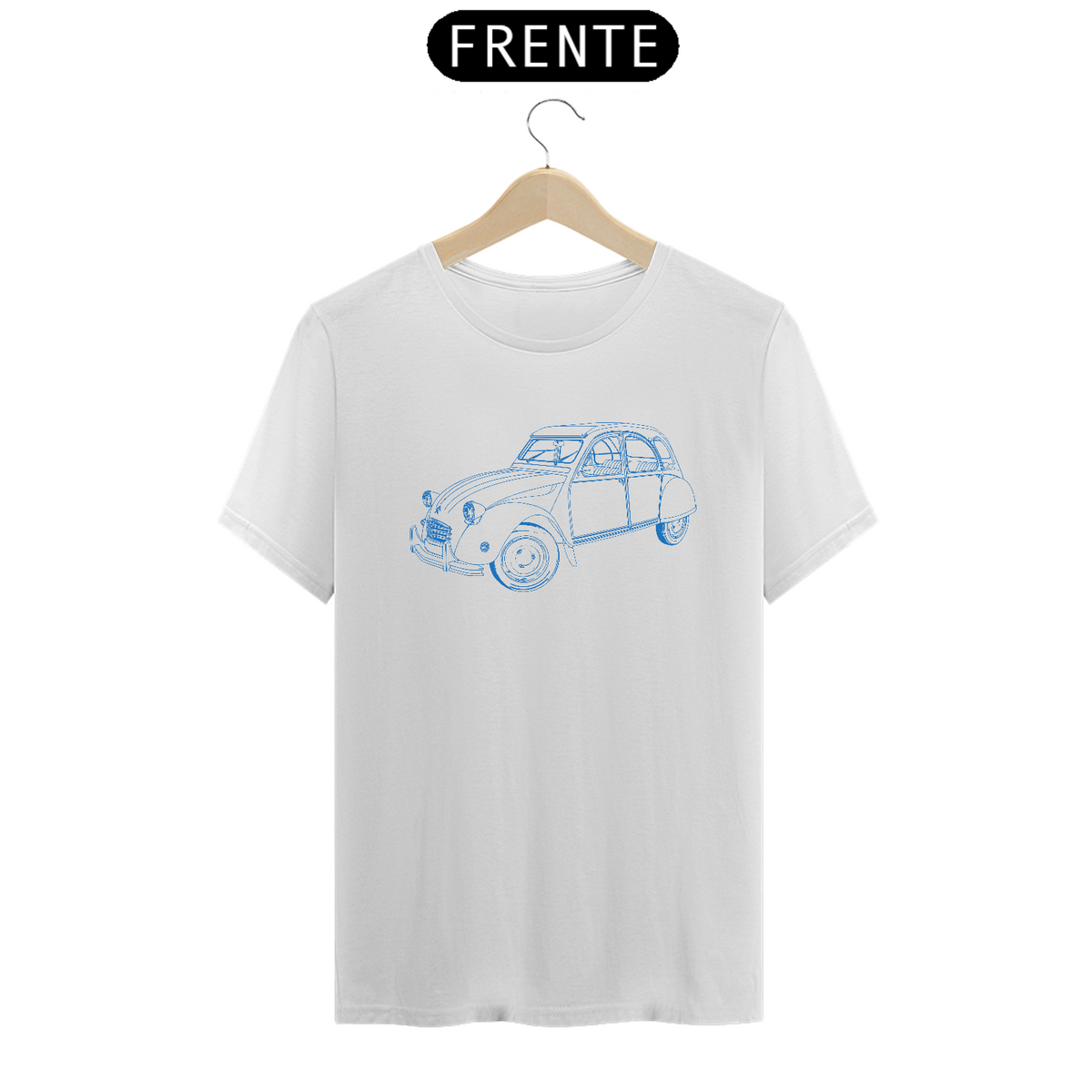 Nome do produto: T-Shirt Prime - Carro Antigo 9 Azul 1