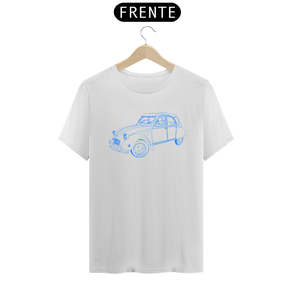Nome do produto: T-Shirt Prime - Carro Antigo 9 Azul 3