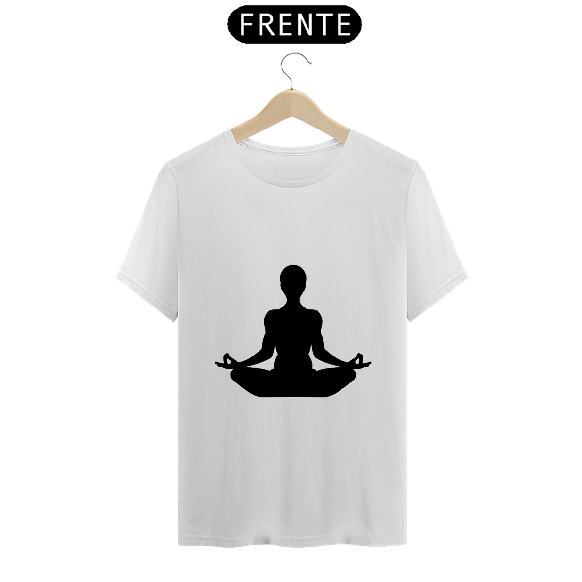 Nome do produto: T-Shirt Prime - Meditação 1 - Preto