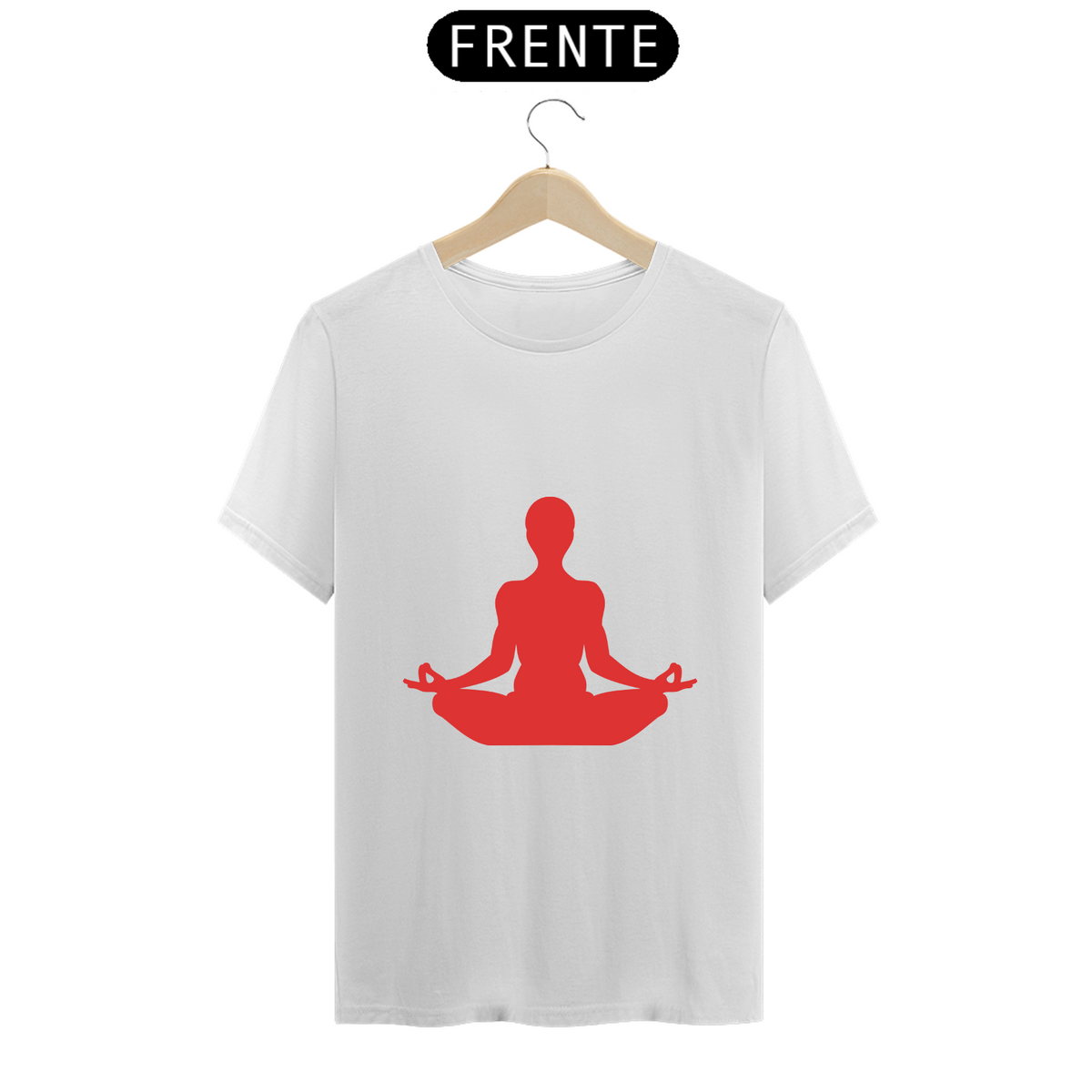 Nome do produto: T-Shirt Prime - Meditação 1 - Vermelho