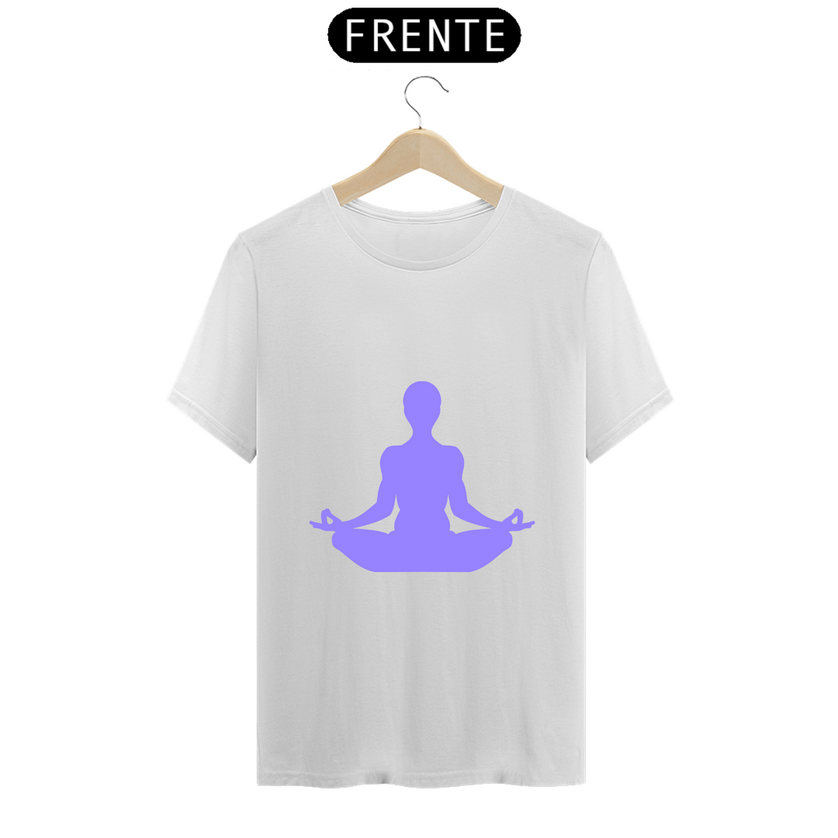 Nome do produto: T-Shirt Prime - Meditação 1 - Violeta