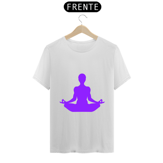 T-Shirt Prime - Meditação 1 - Roxo
