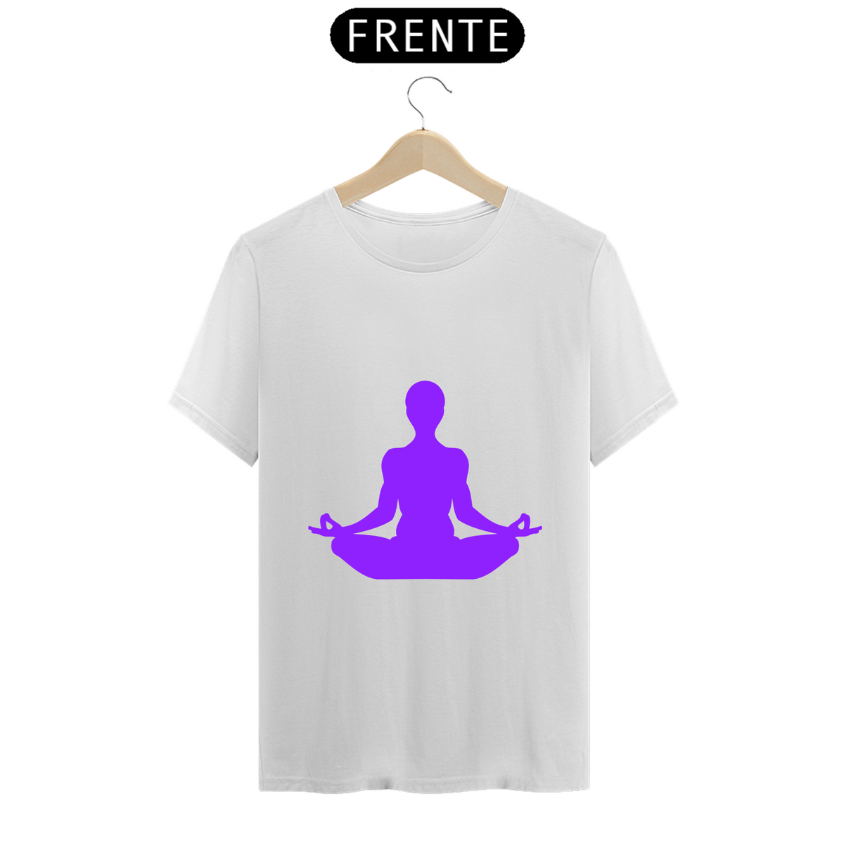 Nome do produto: T-Shirt Prime - Meditação 1 - Roxo