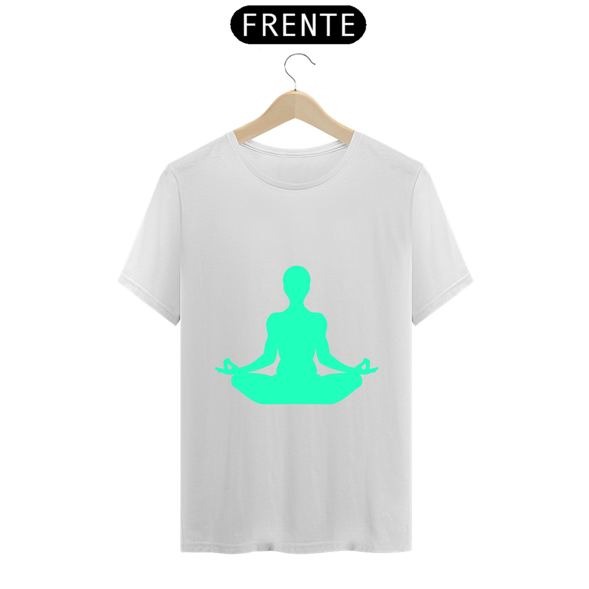 Nome do produto: T-Shirt Prime - Meditação 1 - Verde 3