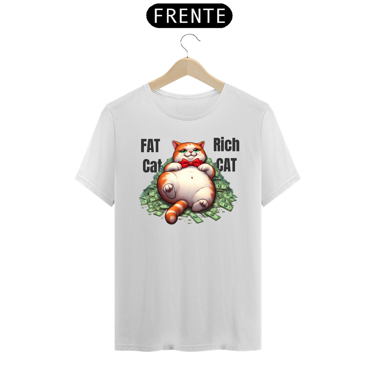 Nome do produto: T-Shirt Prime - Fat Cat, Rich Cat 1 Preto