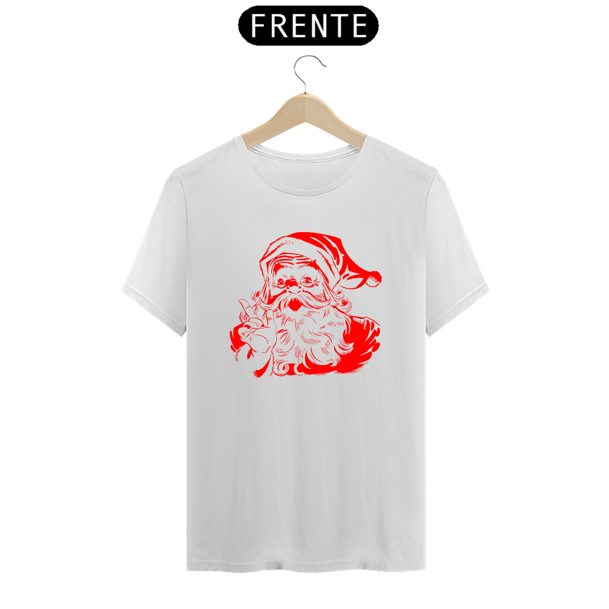 Nome do produto: T-Shirt Prime - Papai Noel 1 - Vermelho