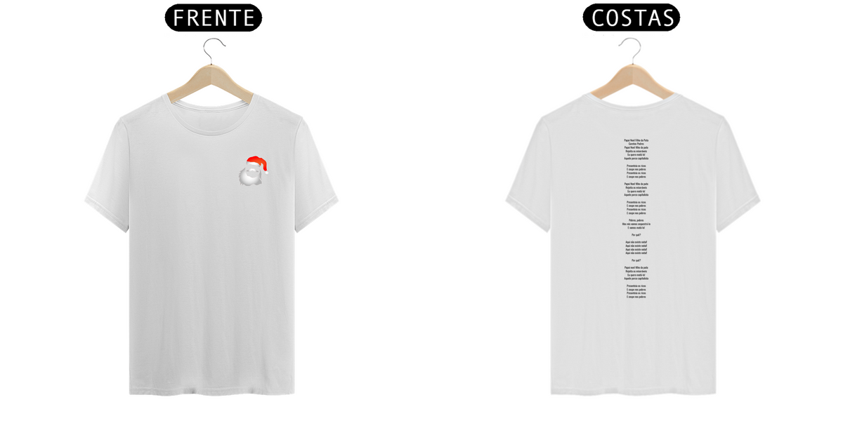 Nome do produto: T-Shirt Prime - Papai Noel - Garotos Podres - Preto