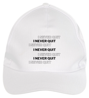 Nome do produtoBoné de Brim - I Never Quit - Modelo 1