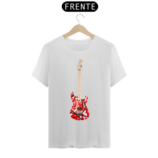 Nome do produtoT-Shirt Prime - Guitarra EVH Striped Series Red Black White