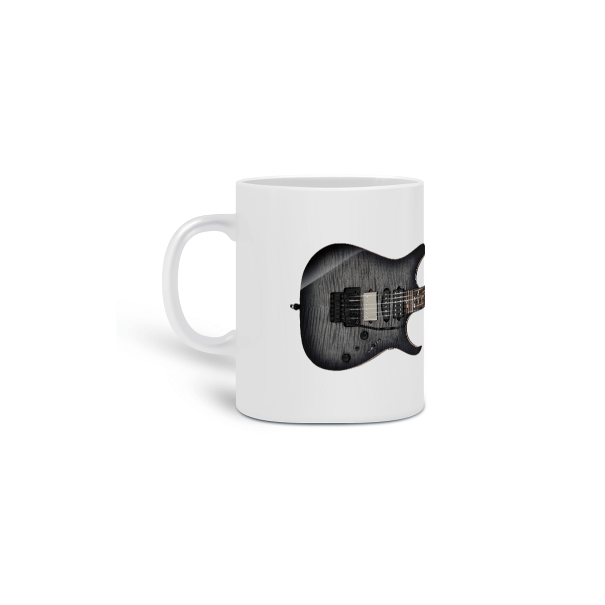 Nome do produto: Caneca Cerâmica - Guitarra Ibanez RG8870 Axe Design Lab Black Rutile