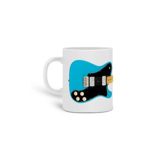 Nome do produtoCaneca Cerâmica - Guitarra Fender American Professional II Telecaster Deluxe Miami Blue - HD