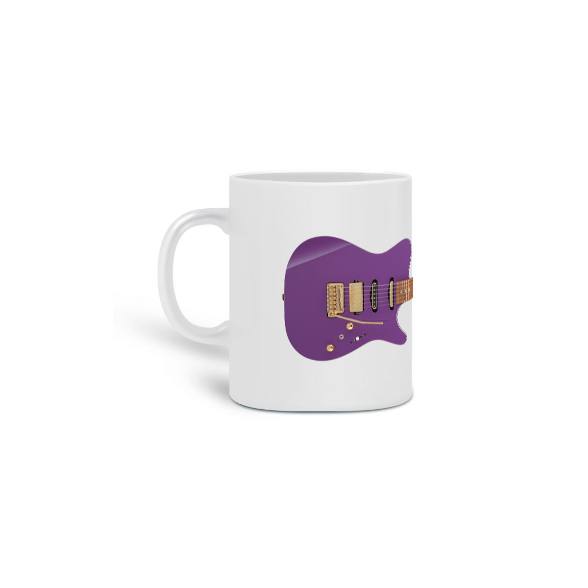 Nome do produto: Caneca Cerâmica - Guitarra Ibanez Lari Basilio Signature - LB1 Violet