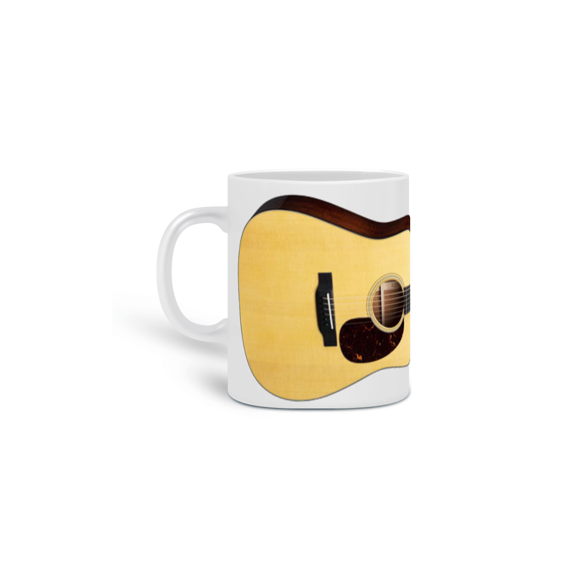 Nome do produto: Caneca Cerâmica - Violão Martin D-18 Gloss Natural 1