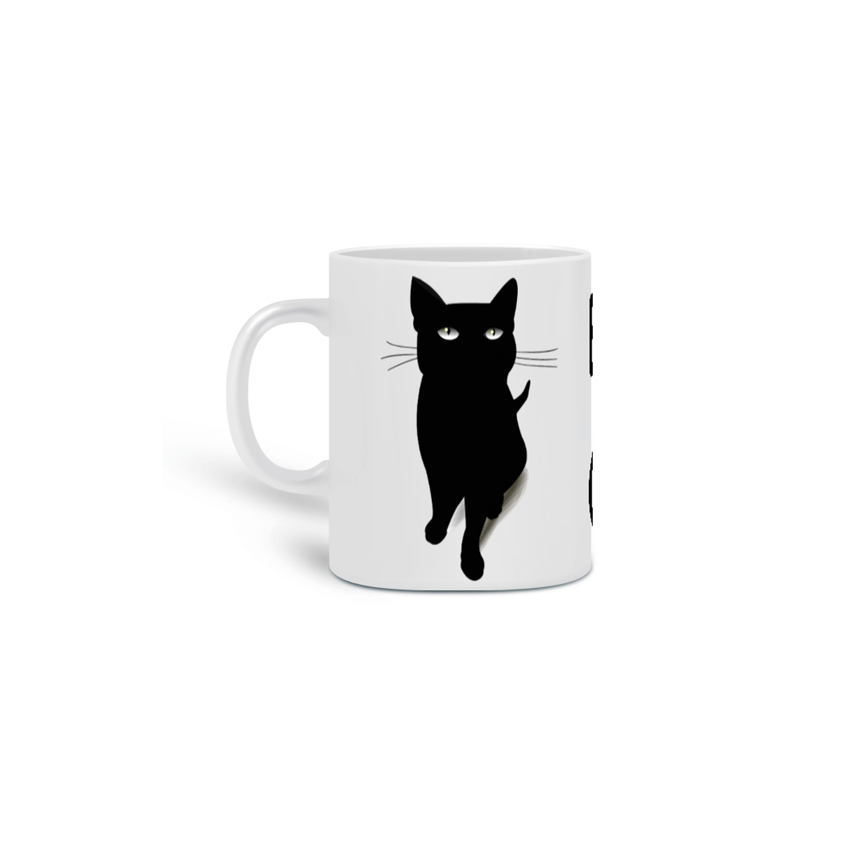 Nome do produto: Caneca Cerâmica - Black Cat 1