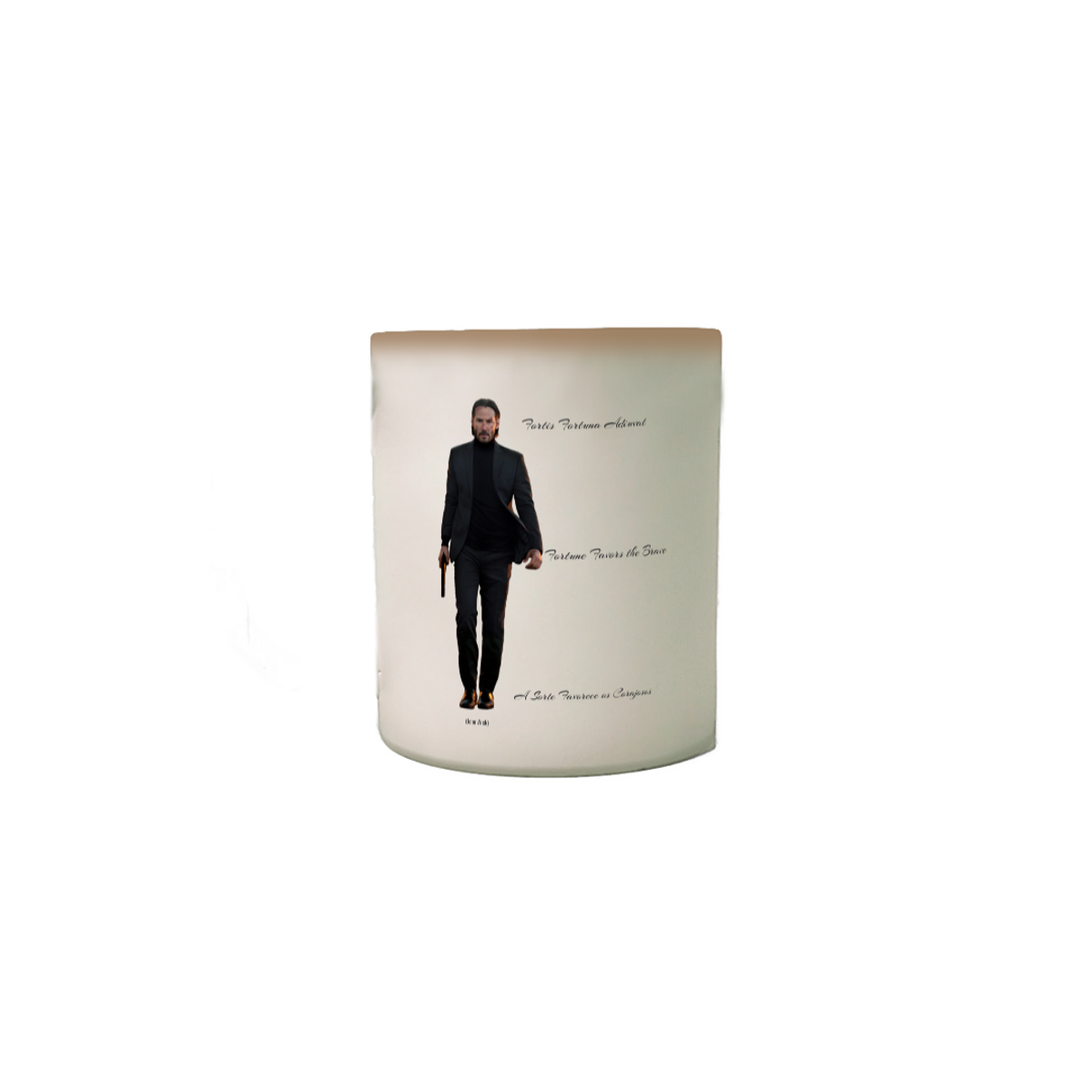 Nome do produto: Caneca Mágica - John Wick 1 - Fortis Fortuna Adiuvat