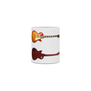 Caneca Cerâmica - Guitarra Gibson 1959 Les Paul Standard Reissue Washed Cherry Sunburst Custom Shop 2
