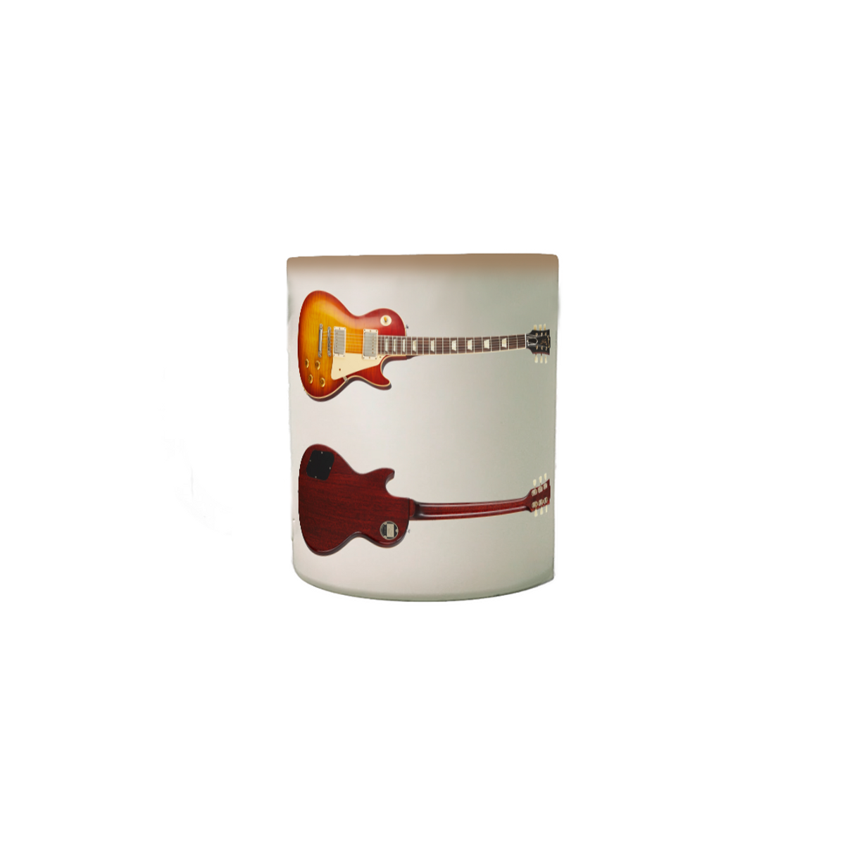 Nome do produto: Caneca Mágica - Guitarra Gibson 1959 Les Paul Standard Reissue Washed Cherry Sunburst Custom Shop 2