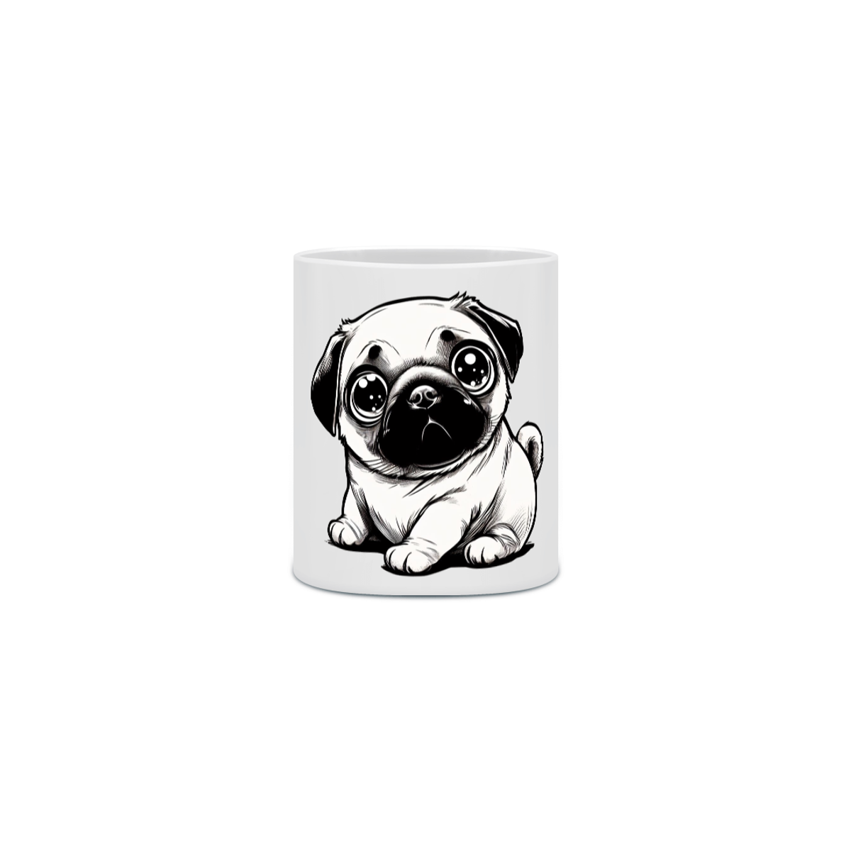 Nome do produto: Caneca Cerâmica - Fat Pug 1