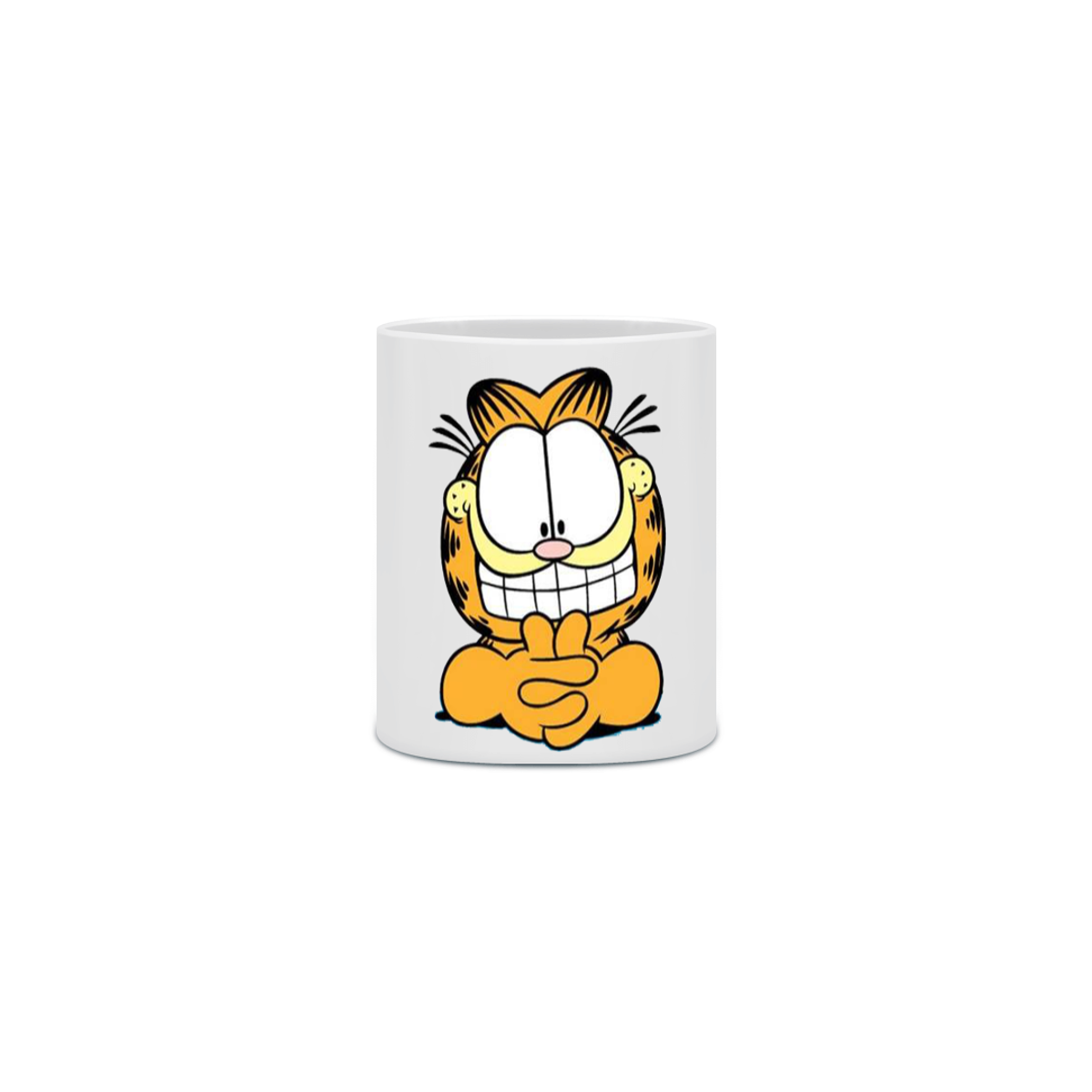 Nome do produto: Caneca Cerâmica - Garfield Sorrindo - Model 1