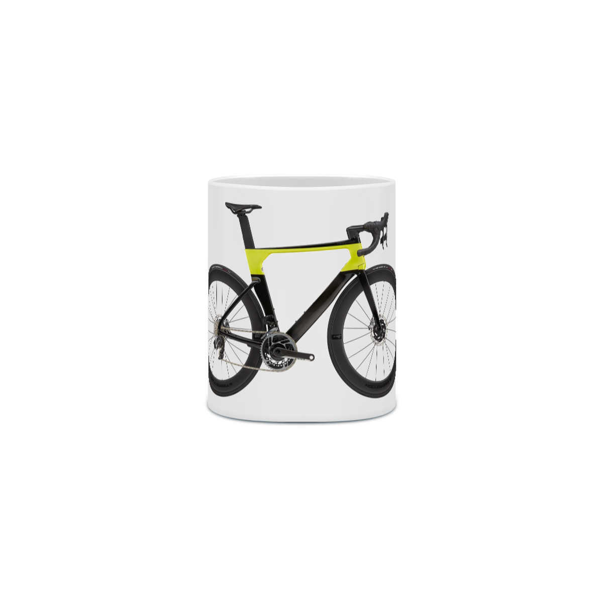 Nome do produto: Caneca Cerâmica - Bicicleta - Cannondale - System Six - Hi-Mod - Red & Tap AXS - Carbon