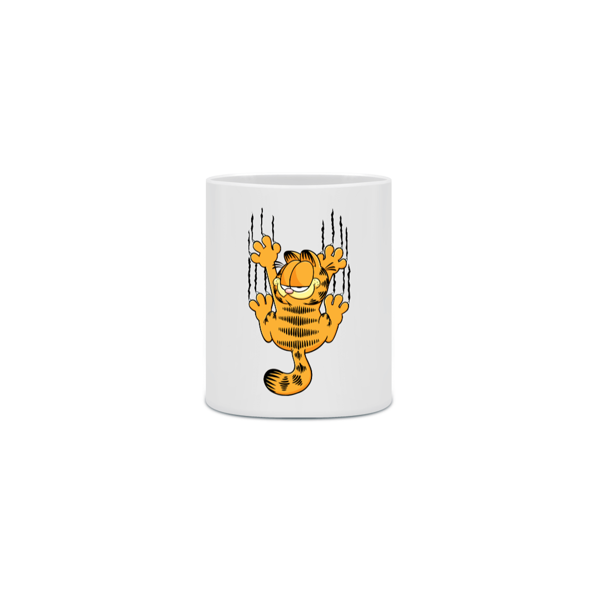 Nome do produto: Caneca Cerâmica - Garfield Agarradinho - Model 1
