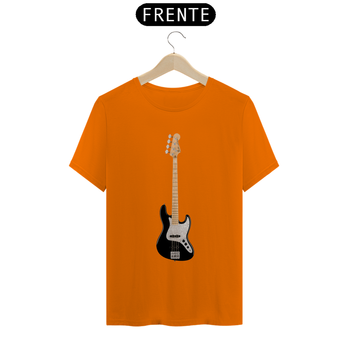 Nome do produto: T-Shirt Classic - Baixo Fender USA Geddy Lee Jazz Bass - Model 1