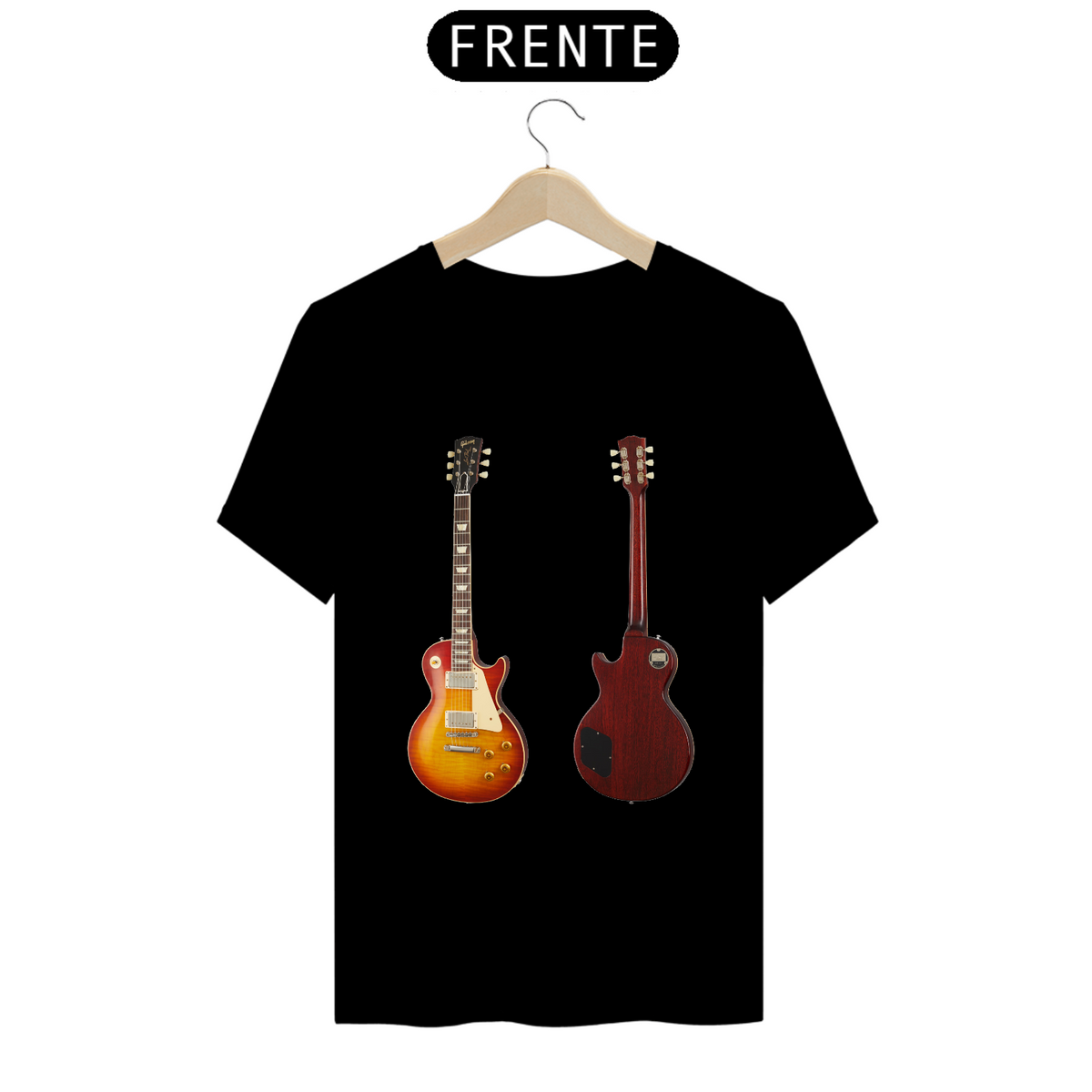 Nome do produto: T-Shirt-Prime - Guitarra Gibson 1959 Les Paul Standard Reissue Washed Cherry Sunburst Custom Shop 1