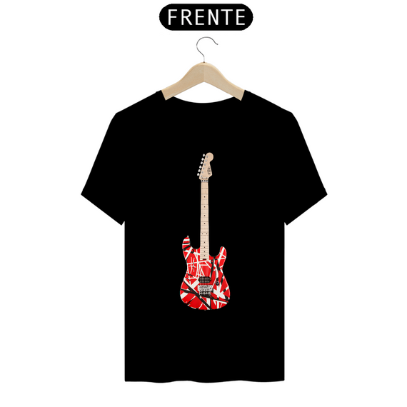 T-Shirt Prime - Guitarra EVH Striped Series Red Black White