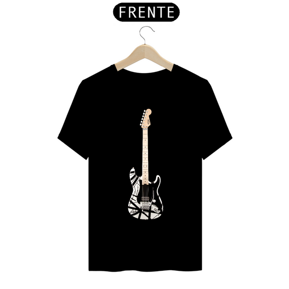 T-Shirt Prime - Guitarra EVH Striped Series Black White